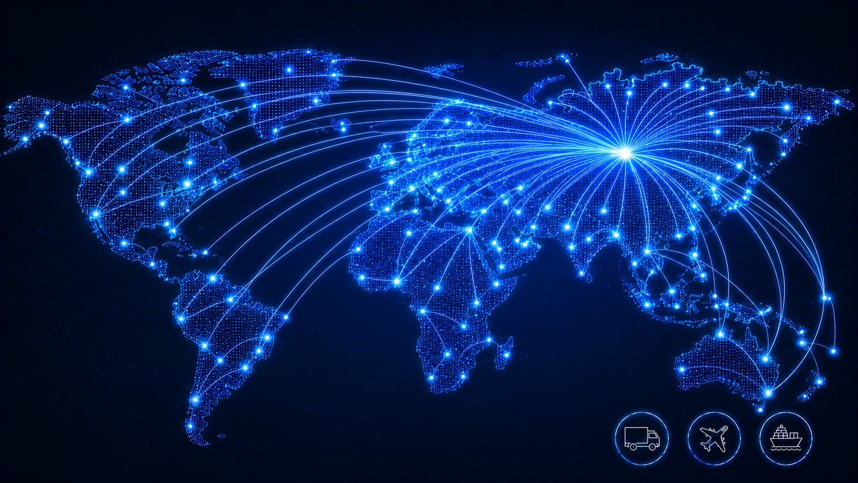 Worldwide marine spare parts delivery network