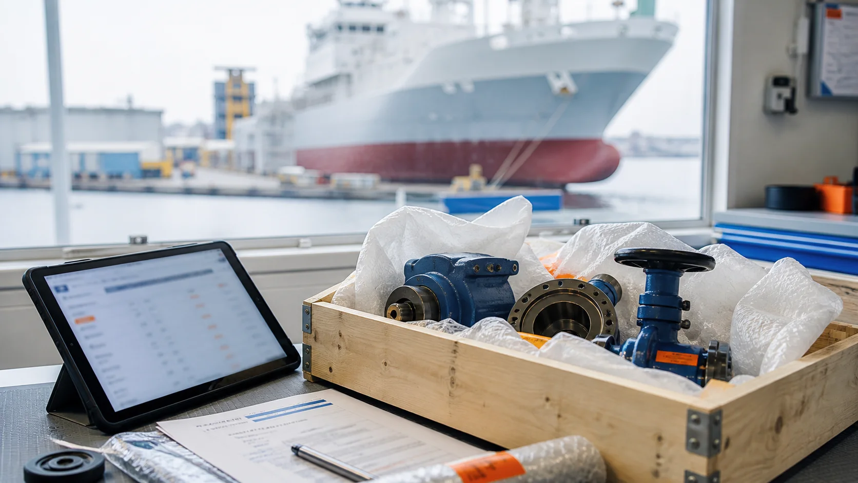 Urgent Ship Repair Supply Notes